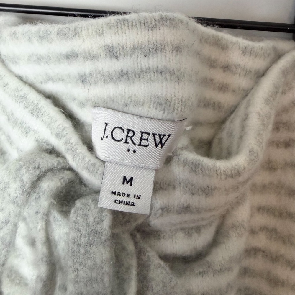 J Crew Fleece Striped Midi Skirt Medium (D) - Picture 3 of 5